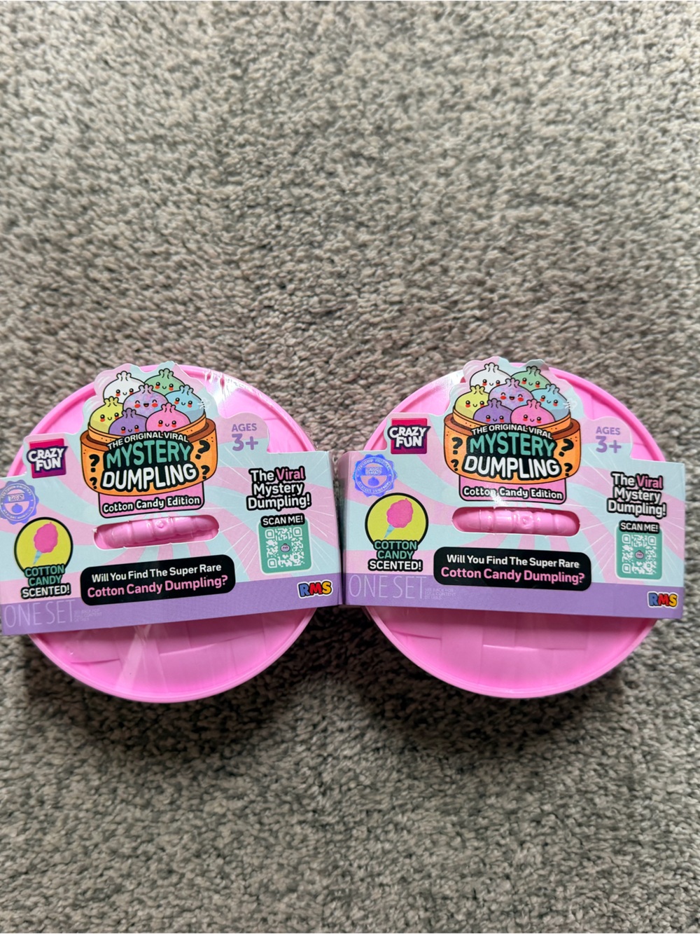 RMS Mystery Dumpling cotton candy edition. Set of 2